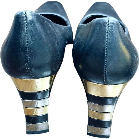 J. CREW MARC FISHER PROXY Bundle Lot of 4 Pairs of Shoes Pumps Heels Flats Leath - Picture 7 of 10